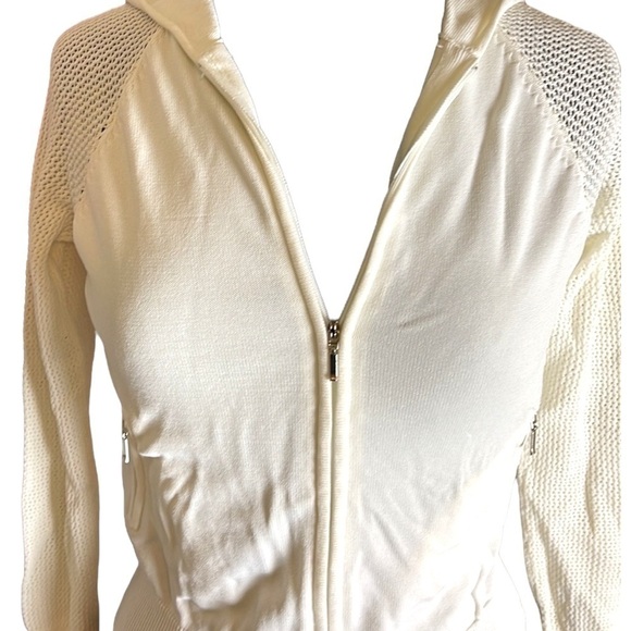 Luca Milani Donna sweater with net sleeves - Picture 2 of 9